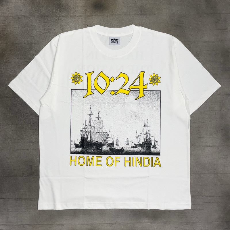 Hindia - 1024 White Boxy fit | Tshirt White Original Merchandise