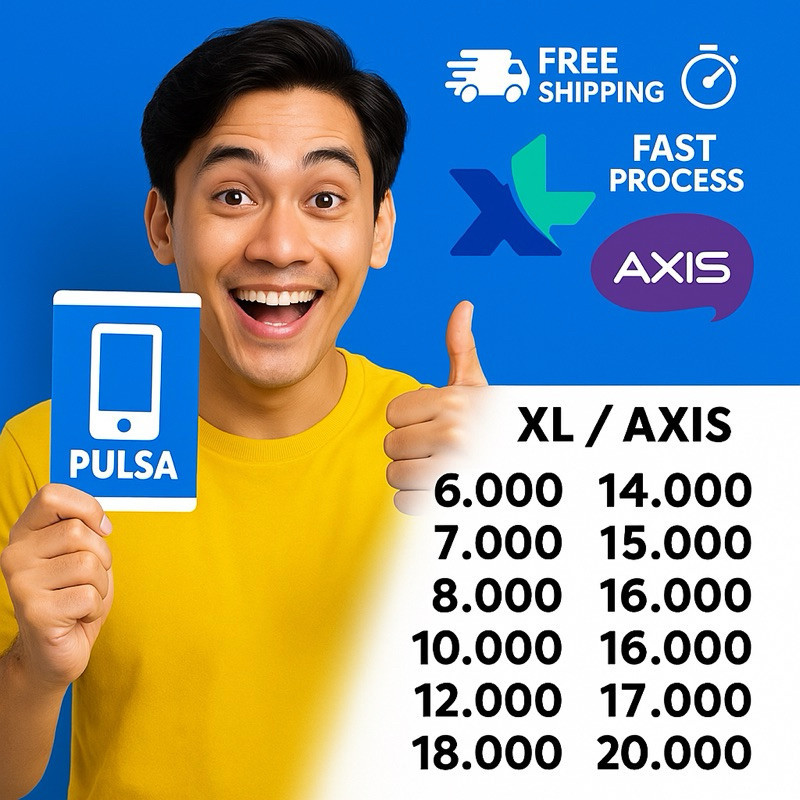 PULSA XL AXIS 6K - 20K TRANSFER MURAH (6000 - 20000)