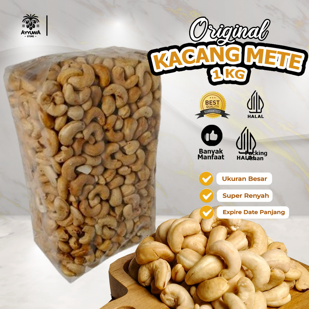 

Kacang Mede / Kacang Mete Roasted / Kacang Mete Matang 1kg