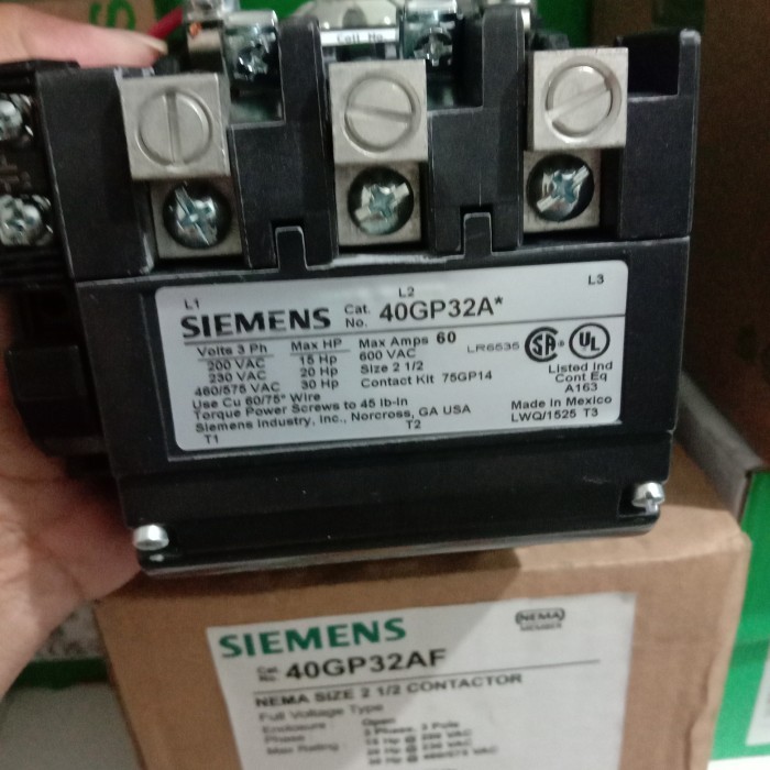 kontaktor siemens 40GP32AF