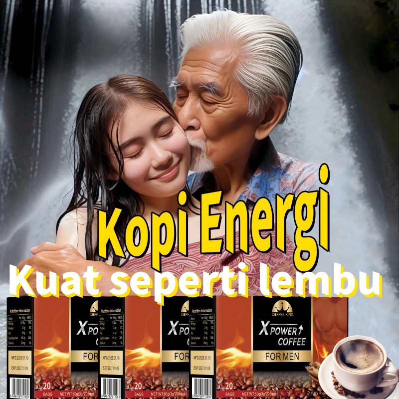 

【Asli】Kopi Daya Tahan Pria - Kopi yang dapat meningkatkan daya tahan pria dewasa. Tidak ada efek samping, aman dan telah lulus sertifikasi keamanan