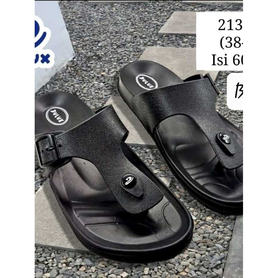Dulux 213A 213B – Sandal Jepit Dewasa Unisex Pria dan Wanita, Karet Lentur Ukuran 36–44, Nyaman dan 