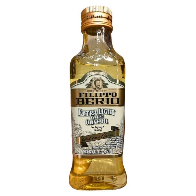 

Filippo Berio Extra Light Tasting Olive Oil for Frying and Baking Minyak Zaitun 250ml