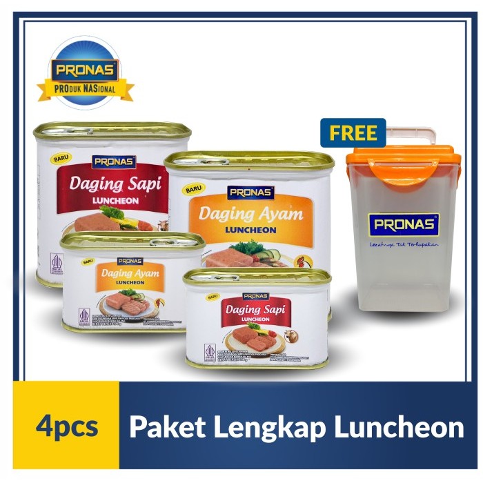 

PRONAS Paket Lengkap Luncheon Free Canister