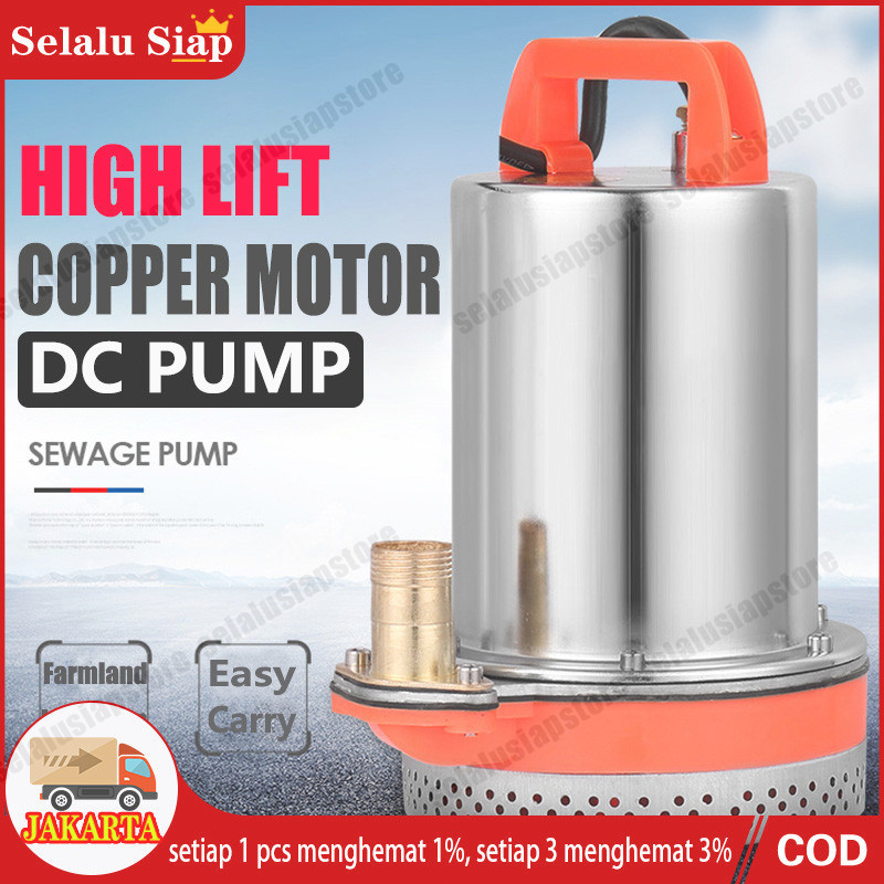 Mesin Pompa Air Kolam Celup Submersible Water Pump Air Celup Pompa Air Celup DC12V