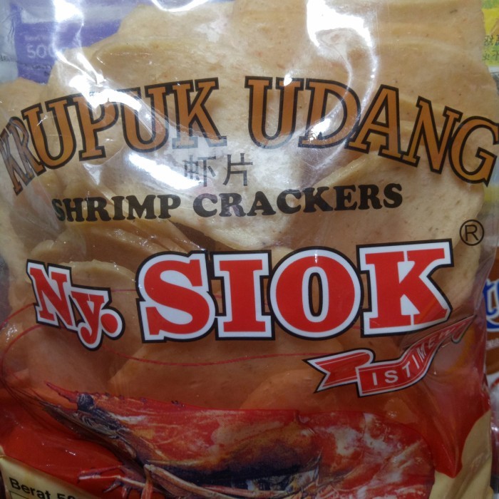 

krupuk udang oval Ny. Siok