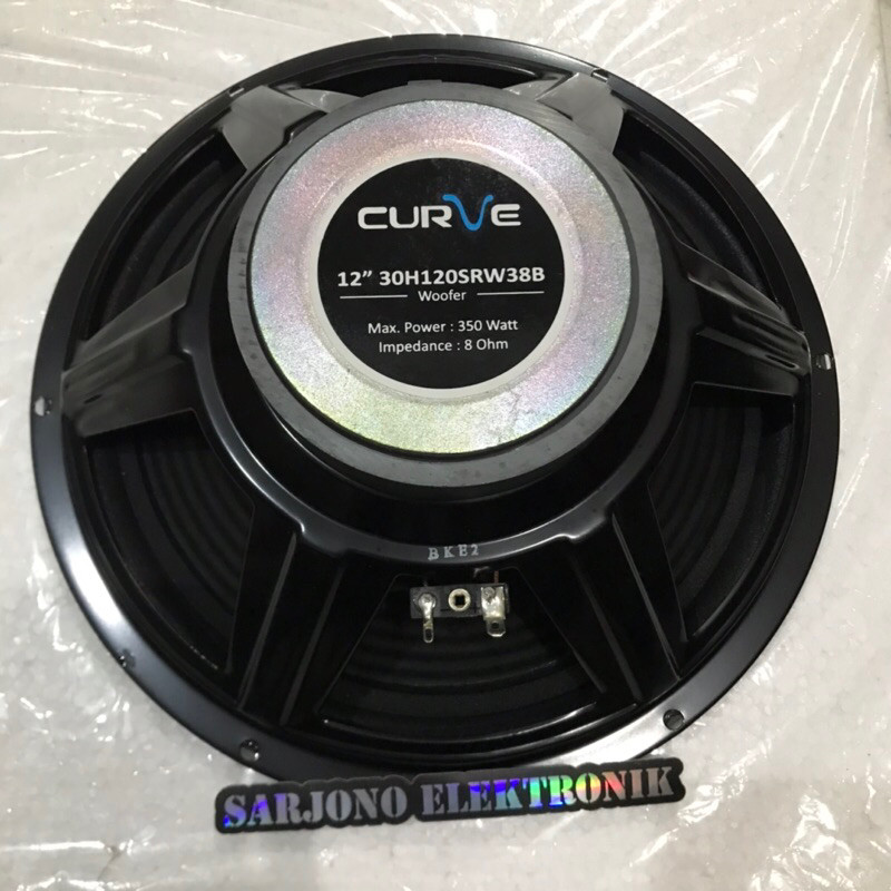 Speaker Curve 12 Inch Woofer 30H12 SRW38B 30H12SRW38B