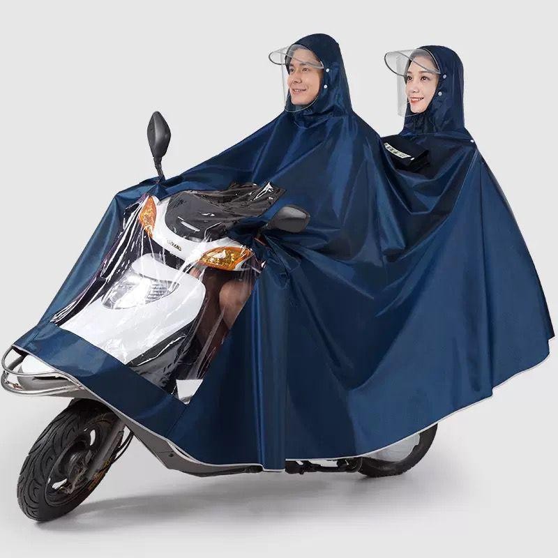 MANTel HUJAN 2 KEPALA JAS HUJAN MOTOR DUA ORANG JUMBO FULL BODY MOTOR DOUBLE PONCO 2 KEPALA BESAR