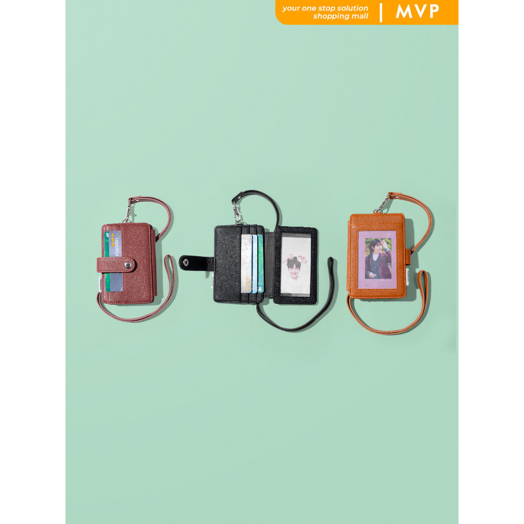 

MVP ID Card Layton Lanyard Nametag Gantung Kancing Samping Dompet Kartu Pria Wanita Praktis Dan Stylish