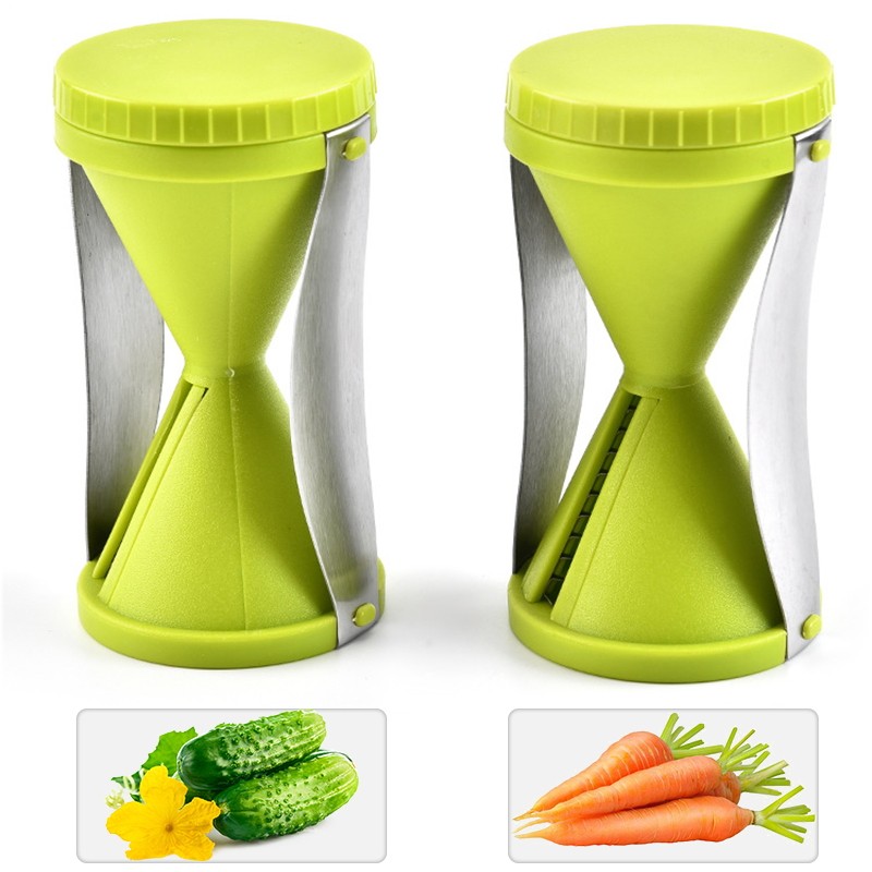 

Vegetable Spiralizer Bundle Fruit Slicer Julienne Peeler Stainless Steel Vegetable Spiral Slicer Julienne Cutter