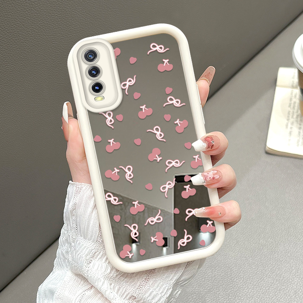 Casing Hp Untuk Vivo Y20i Y20S Y12S Y20 2021 Y20SG Y12A Cermin Softcase Case Phone Kesing 8015 JZ