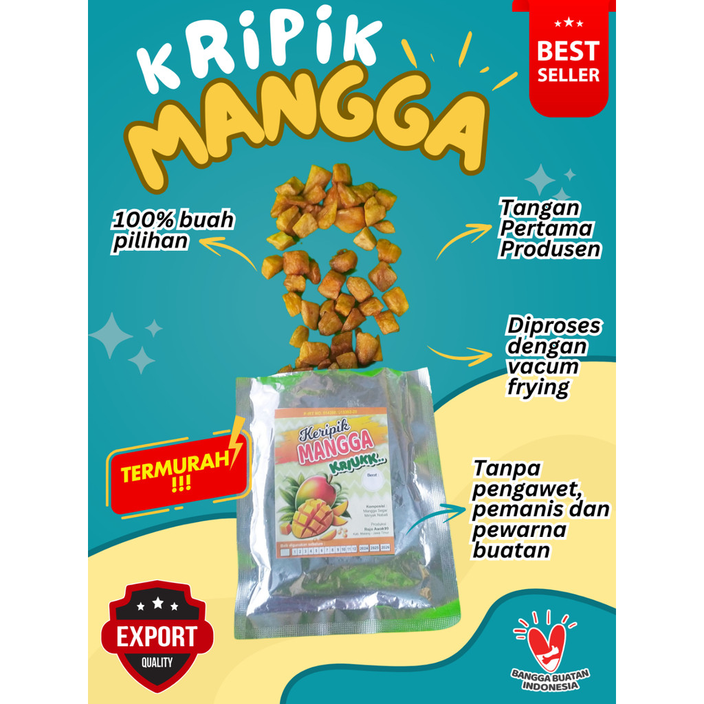 

HARGA RESELLER !! 1 KG KERIPIK / KRIPIK BUAH MANGGA Khas MALANG BATU Tangan Pertama PRODUSEN ( AMJ FARM )