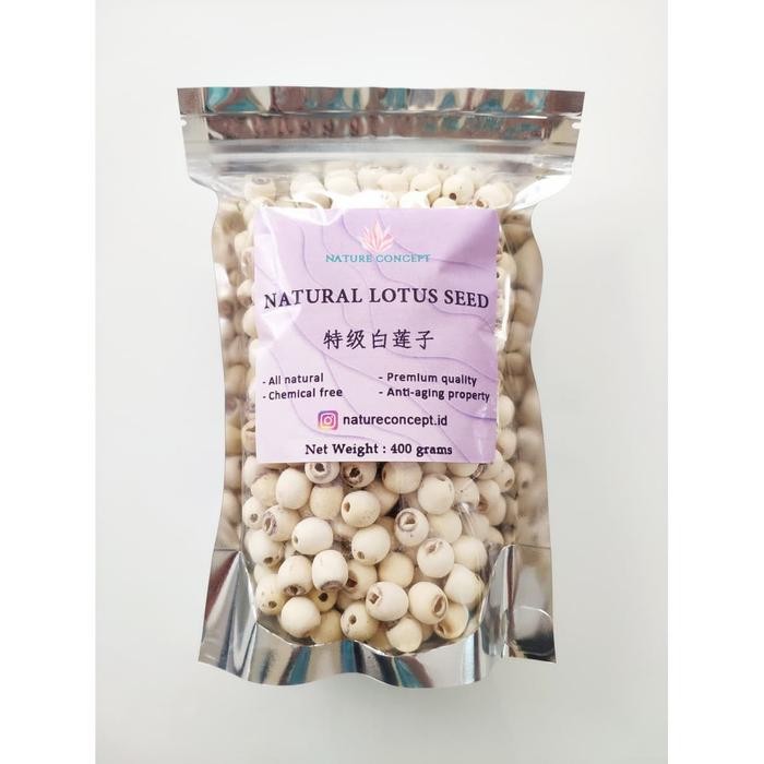 

JAMIN MURAH !!!Lotus Seed Biji Teratai Makanan Diet Sehat Alami Organik 400 Grams(BISA LANGSUNG ORDER)