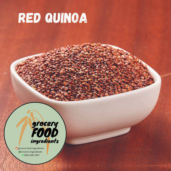 

JAMIN MURAH !!!Organic Red Quinoa / Red Quinoa / Quinoa Red 1kg(BISA LANGSUNG ORDER)