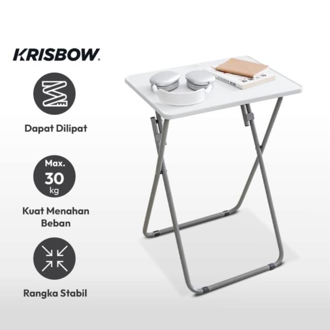 Meja Lipat Single KRISBOW Meja Lipat Portable HDPE