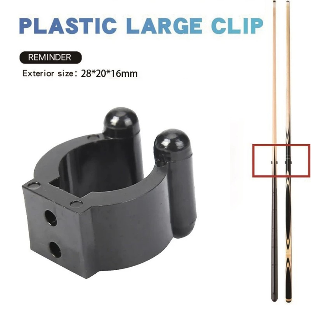 10pcs Cue Billiard Stick Holder Cue Stik Clip Holder Plastik Ukuran Sedang