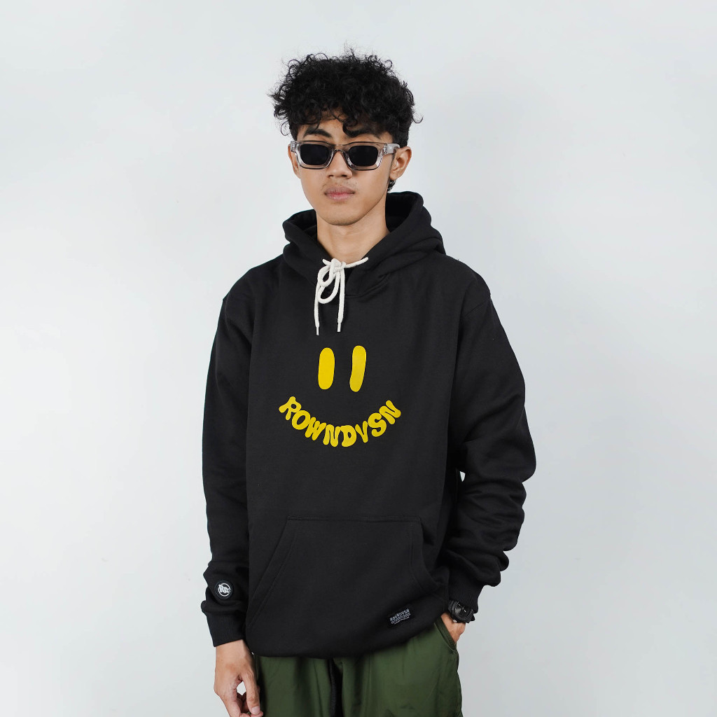Rown Division Official Pullover Hoodie - Rowndvsn Jaket Grover Black