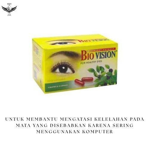 Biovision / Bio Vision / Vitamin Mata / Suplemen Kesehatan Mata / Bio Vision 1 Strip Isi 10 Kapsul