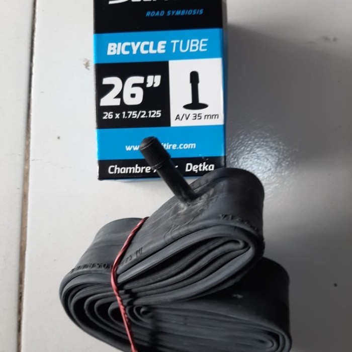 Tube Ban Dalam Sepeda MTB 26 x 1.75 / 2.125 PENTIL AV MOTOR DELI TIRE - CopMOTOR/AV35mm