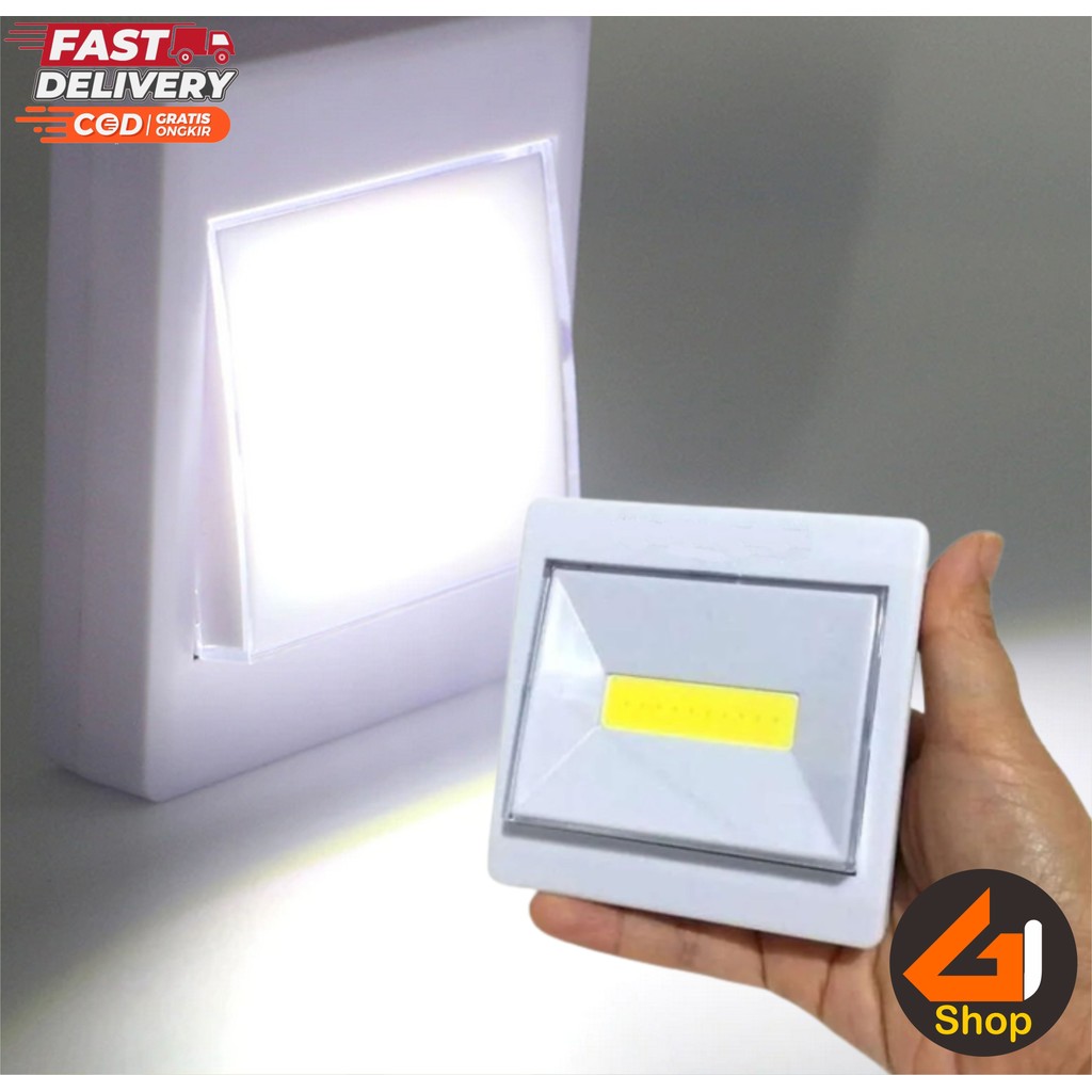 Lampu Emergency Lamp LED Darurat 10W COB Tempel Serbaguna Dinding Tembok Kamar Almari Solusi Gelap