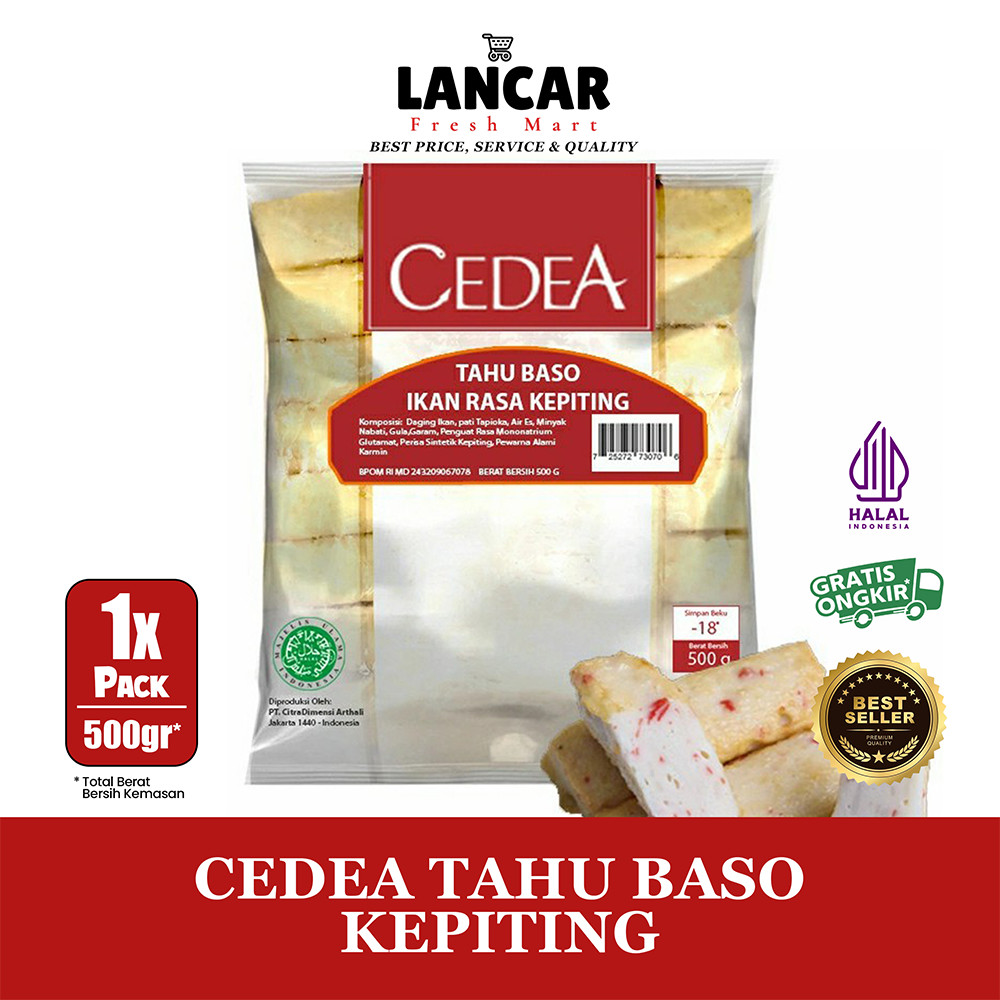 

CEDEA TAHU BASO KEPITING 500GR