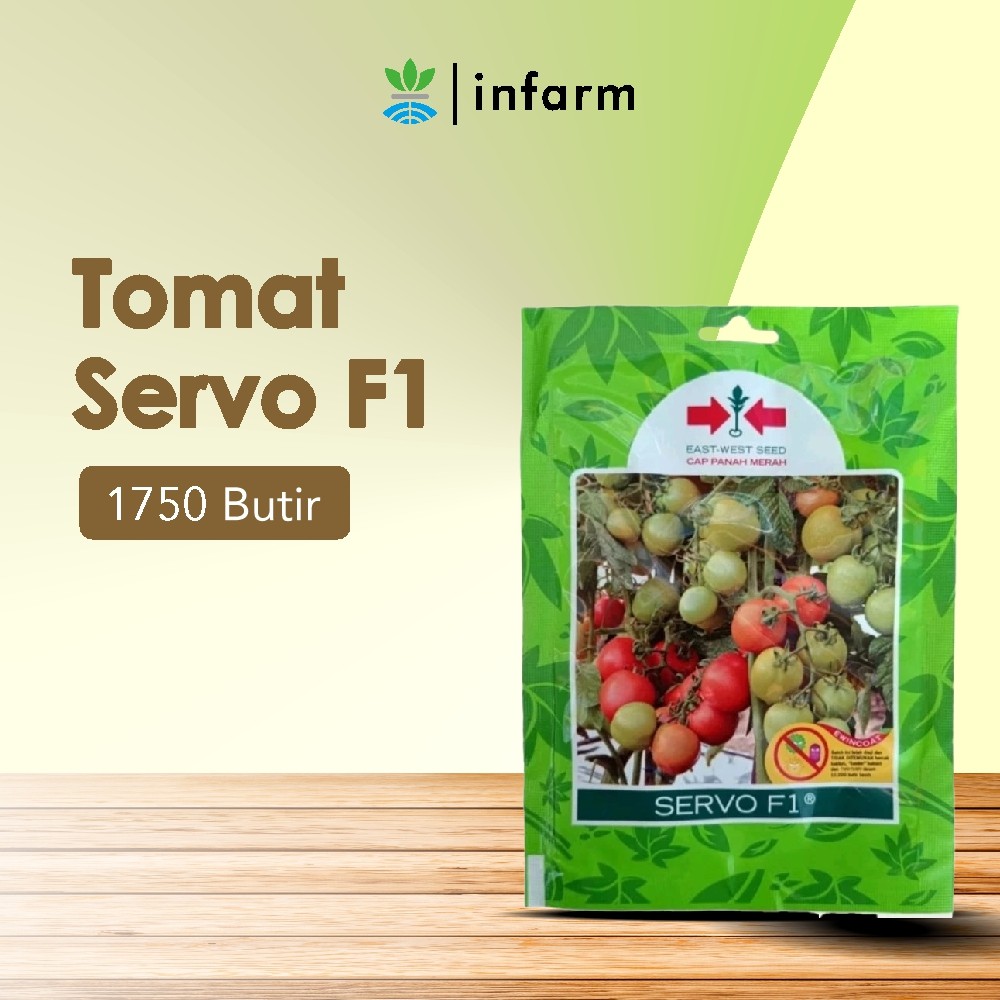 INFARM - Bibit Tomat Servo F1 Benih Tomat Servo F1 1750 Butir Original, Benih Buah Tomat Servo Bibit