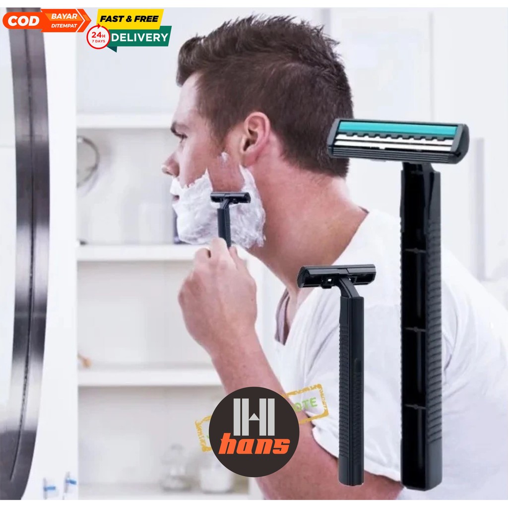 Pisau Silet Cukur Kumis Jenggot Brewok Jambang Bulu Kaki Beard Shaver