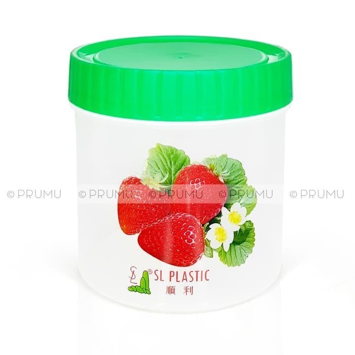 Toples Plastik 1 liter - Toples Makanan - Toples Kue - Sealware - Ruby