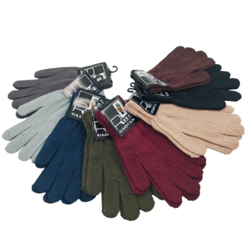 Sarung Tangan Polos Bahan Rajut Untuk Pria Wanita Dewasa / Sarung Tangan Motor