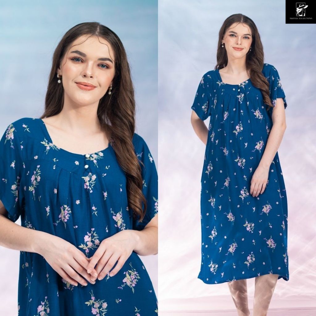 Oriana Homewear Maxi Dress Daster Delfira Ivanya Series