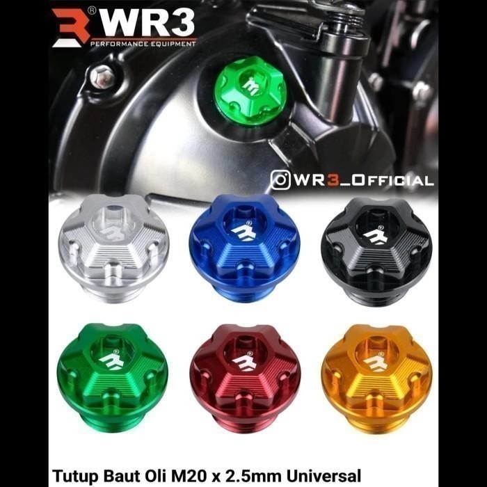 TUTUP OLI WR3 ZX25R Z800 Z900 R15 MT15 XSR155 NMAX AEROX