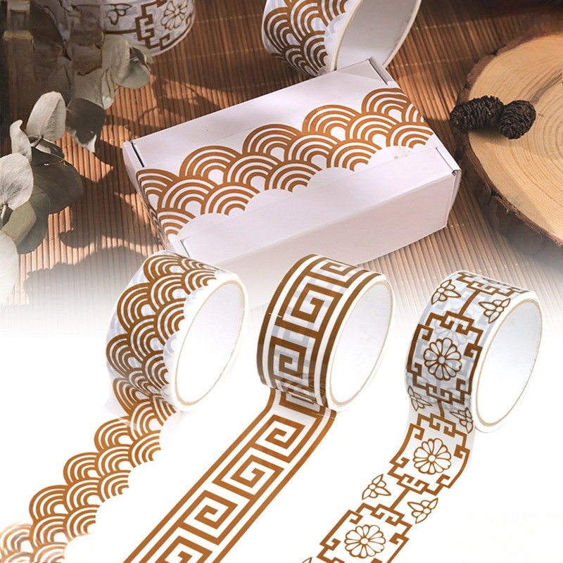 

1 Roll 4.8cm X 15 M Sticker Scrapbooking/Tape Untuk Diy/Scrapbook Journal/Retro Aesthetic Decor/Perekat Diri Dekorasi