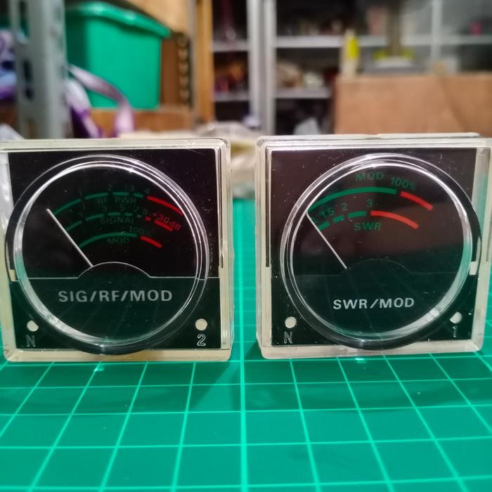 TOOLS vu meter radio signal rf swr mod sepasang PART