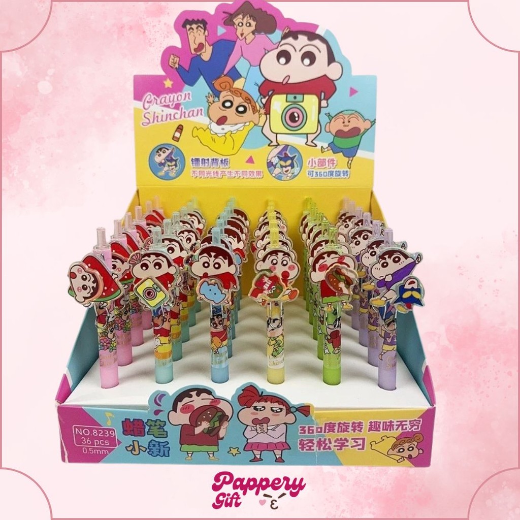 

pulpen gel/alat tulis/pulpen gel motif crayon shinchan/pulpen gel cetek premium quality - SE0465