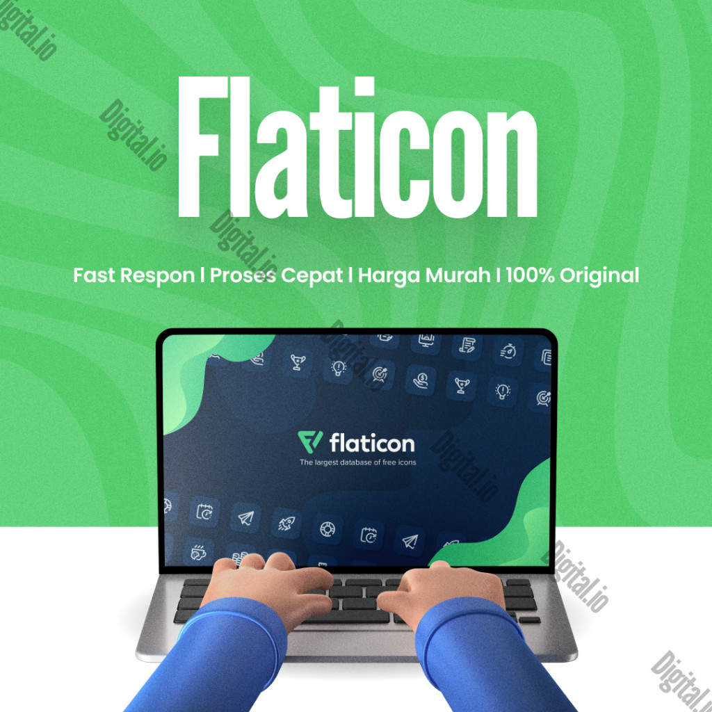 Flaticon Premium Akses 1 Bulan Bergaransi, Ribuan Ikon Tanpa Batas & Bebas Royalti