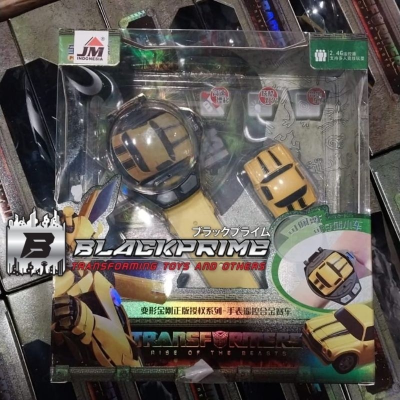 Hasbro Transformers Rise of the Beast Bumblebee Optimus Prime + Led Remote Control Rc