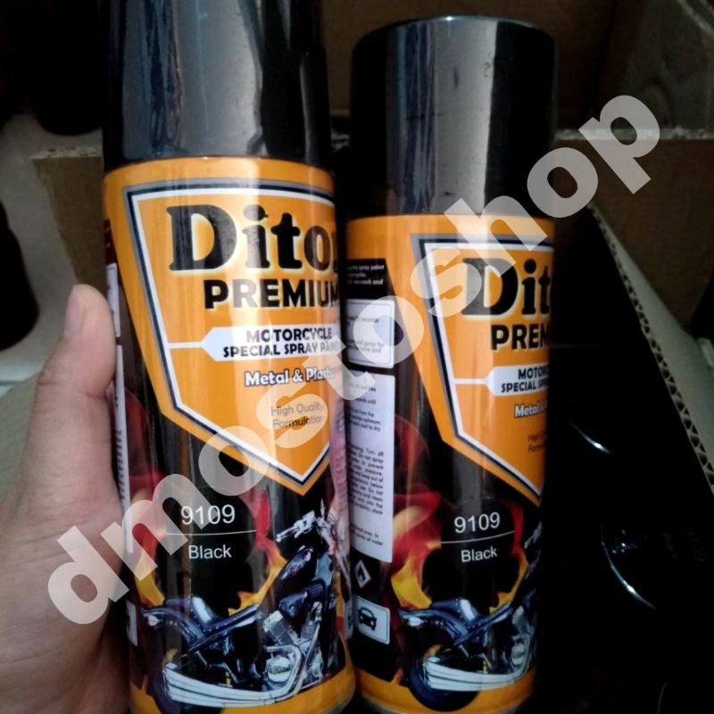 Pilok Pilox Cat Diton Premium Black 9109 Hitam Hitam Glossy Hitam Polos diton premium 400cc Tahan Be