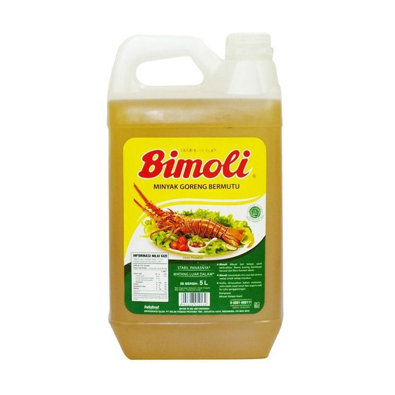 

MINYAK GORENG BIMOLI 5 LITER COOKING OIL HALAL JERIGEN