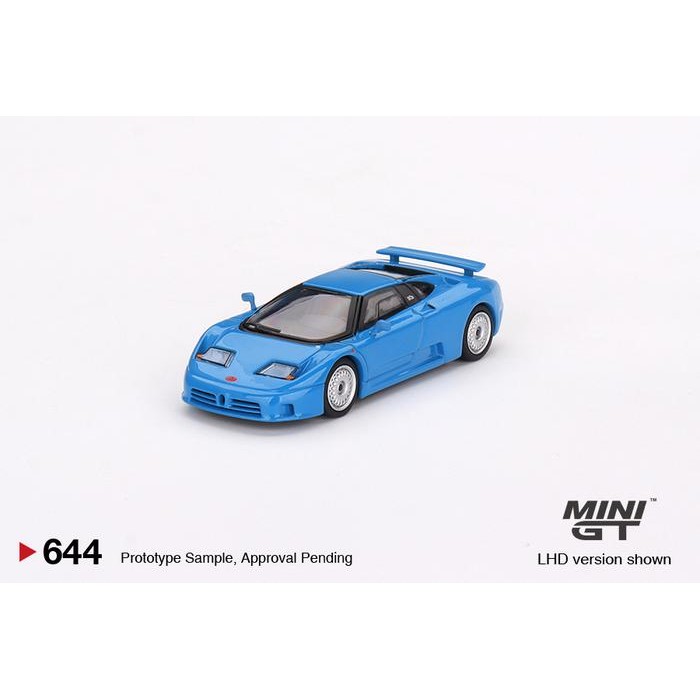 MINI GT 644 BUGATTI EB110 GT BLU BUGATTI