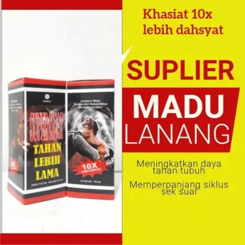 tonik super premium cap Lanang 10X Tahan Lama Super Original  Madu Perk4s4