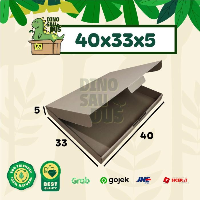 

40x33x5 CM KARDUS Pizza Corrugated Packaging Box packing Diecut
