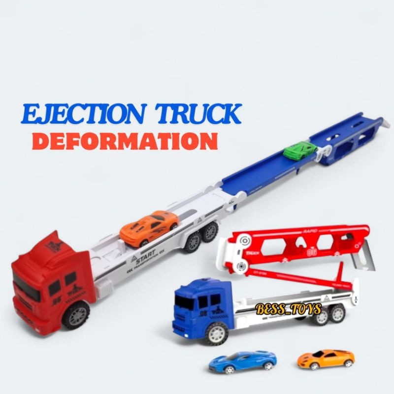ZARISHOP.ID EJECTION TRUCK DEFORMATION 1022 Mainan Truck Pelontar