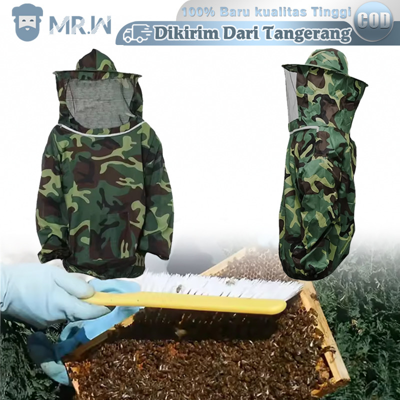 Jaket Lebah Madu Baju Pelindung Lebah Madu Baju Anti Lebah Madu Baju Panen Lebah Topi Anti Lebah