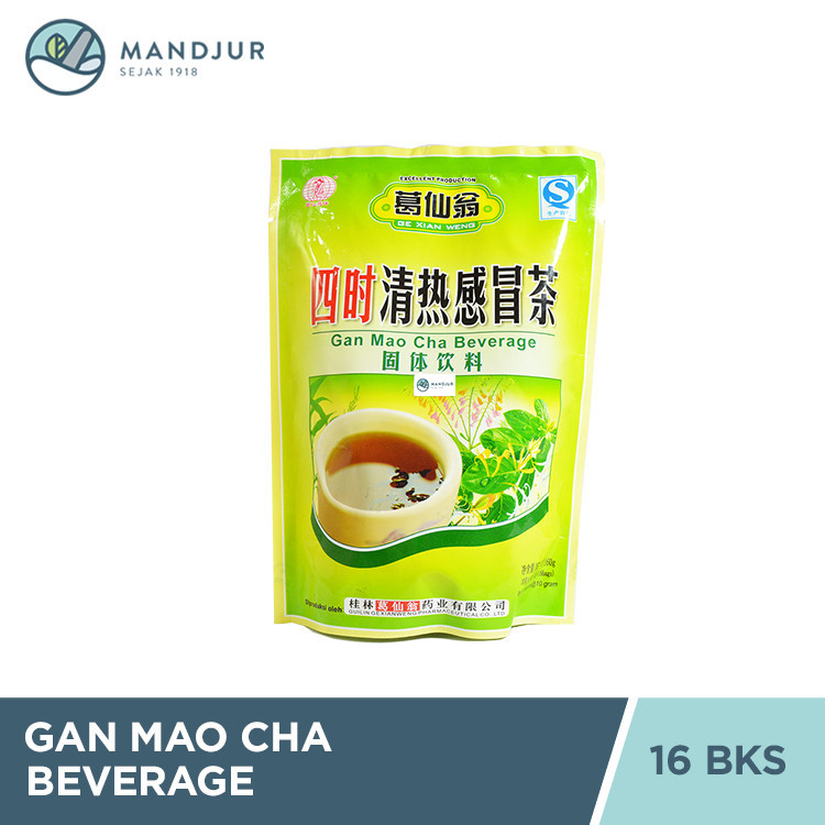 

Gan Mao Cha Beverage - Teh Herbal Pereda Flu dan Pilek
