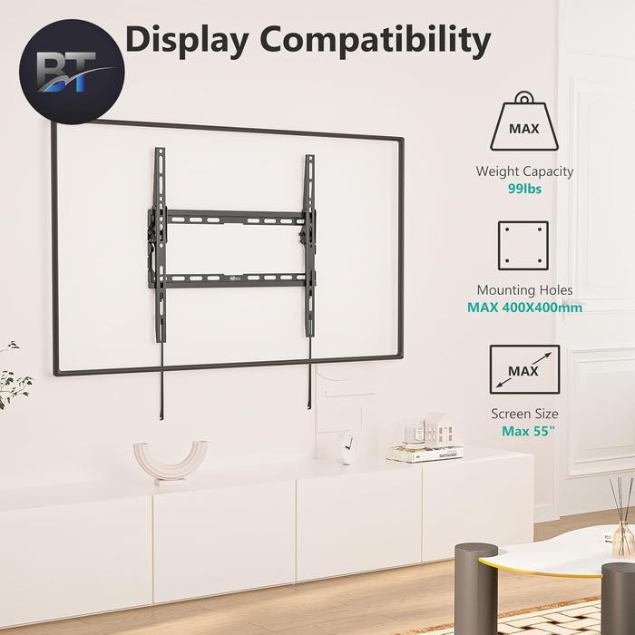 Bracket DUDUKAN Tilt TV Wall Mount Bracket DUDUKAN for Most 32-70 inches LED, LCD, OLED Flat Screen