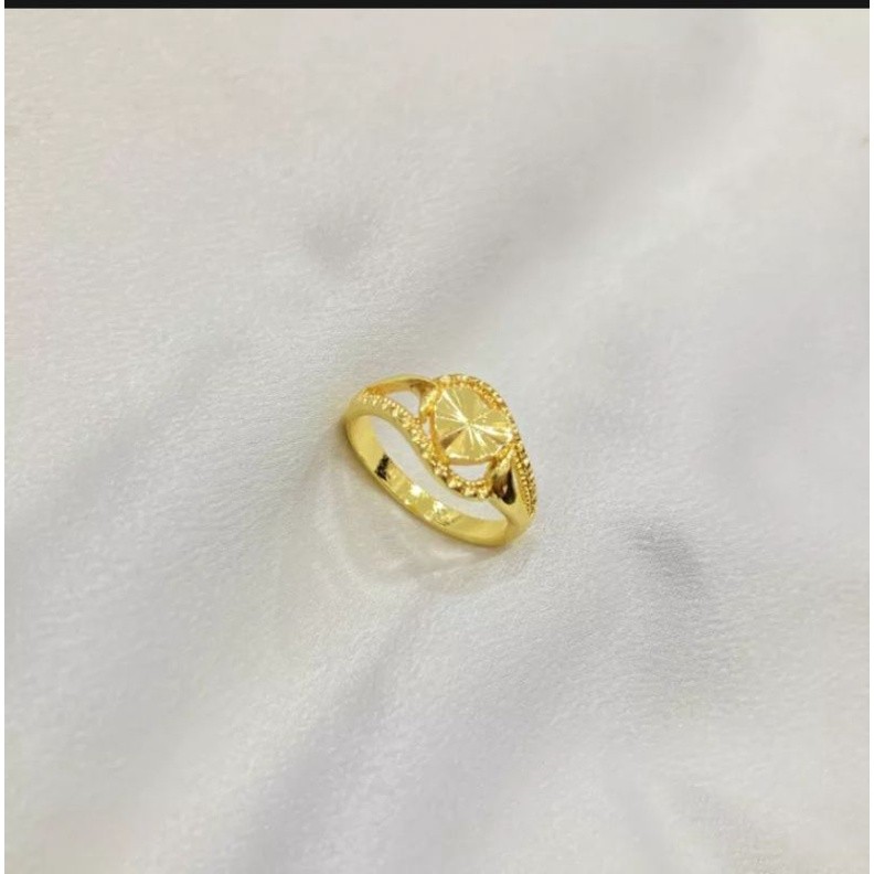 Cincin Koin Aksesoris Terbaru Tahan Air Emas