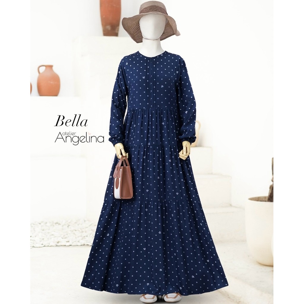 BELLA DRESS - PARIS VISCOSE (XL, 2XL, 3XL) ATELIER ANGELINA