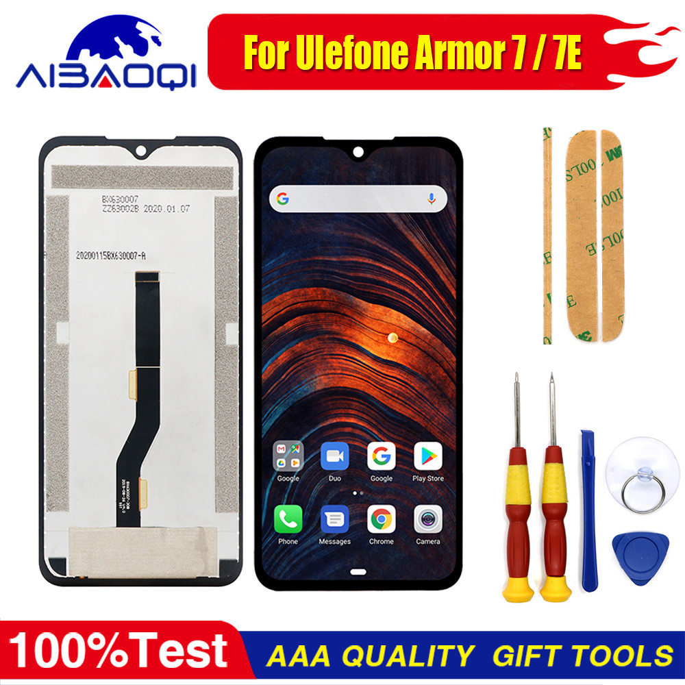 original Touch Screen LCD Display For Ulefone Armor 7 Armor 7E Digitizer Assembly With Frame Replace