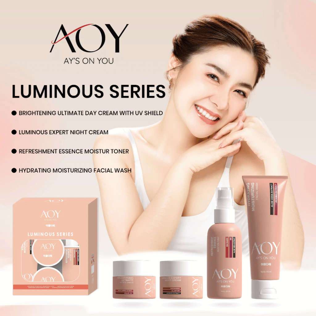 AY'S ON YOU - Luminous Series Skincare Glowing and Brightening Set