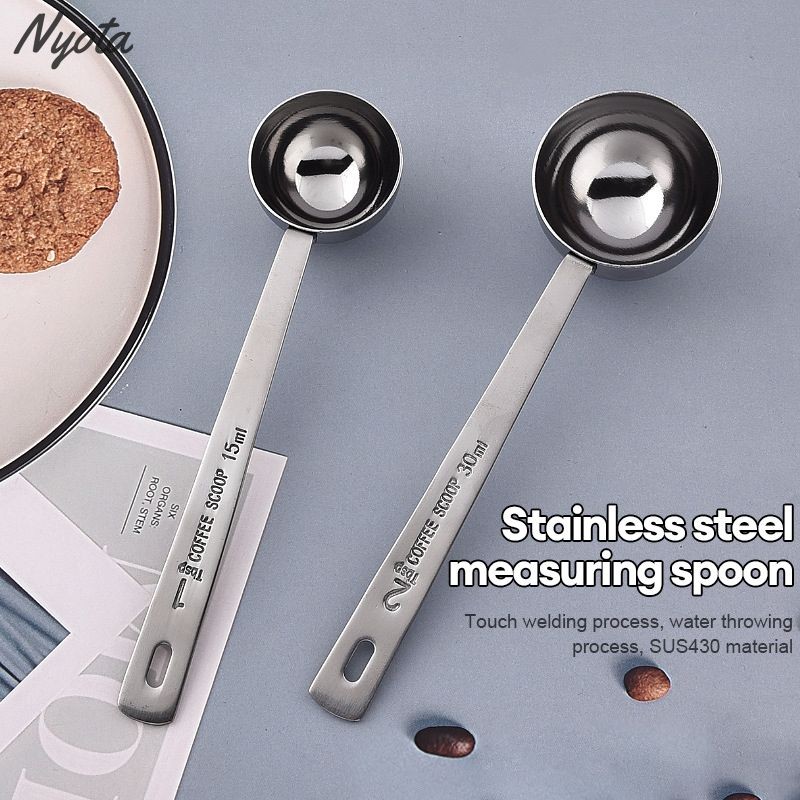 

COD✨Nyota✨Coffee Measuring Spoon Stainless Steel | Sendok Takar Kopi Teh